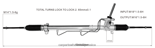 Automotive Parts Wholesale Distributor N62XF2707 Power Steering Rack 22930456 CHEVROLET