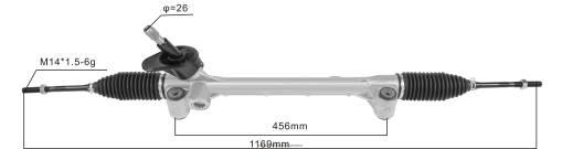 Car Parts Jamaica N62XF2701 Power Steering Rack 26257889 CHEVROLET