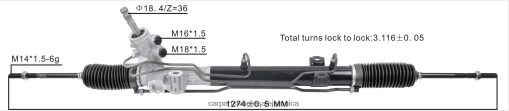Auto Parts Wholesale N62XF2788 Power Steering Rack 68072216AC DODGE/CHRYSLER