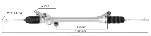 Car Parts Wholesale Jamaica N62XF2662 Power Steering Rack AE8Z-3504-A 1836240 1753627 1745237 1543718 FORD