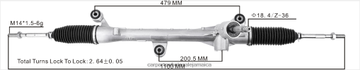 Auto Parts Wholesale N62XF2538 Power Steering Rack 53400-T7S-T01 53400-T7A-A03 HONDA