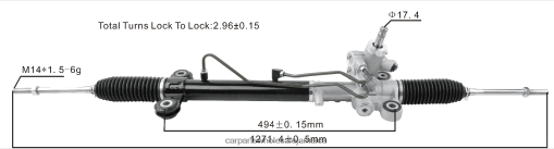 Automotive Parts Wholesale Distributor N62XF2537 Power Steering Rack 53601-SWA-Q01 HONDA