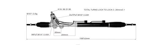 Car Parts Jamaica N62XF2771 Power Steering Rack 57700-5K100 57700-3K230 57700-3k220 HYUNDAI/KIA