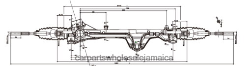 Car Parts Kingston N62XF2724 Power Steering Rack 56500-P2000 HYUNDAI/KIA