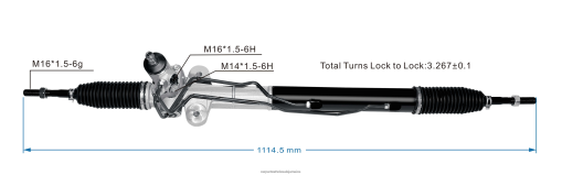 Car Parts Montego Bay N62XF2725 Power Steering Rack 57700-2B000 57700-2B200 HYUNDAI/KIA