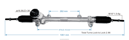 Motorcycle Spare Parts Wholesale N62XF2730 Power Steering Rack 56500-E4000 56500B2000 HYUNDAI/KIA