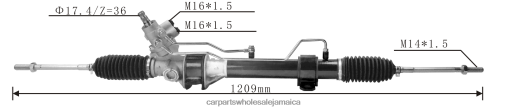Car Parts For Sale In Jamaica N62XF2643 Power Steering Rack S0H8-32-110A MAZDA