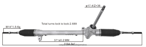 Motorcycle Spare Parts Wholesale N62XF2630 Power Steering Rack DB2P32110B MAZDA