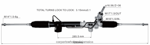 Auto Parts Jamaica N62XF2559 Power Steering Rack 4410A259 MITSUBISHI