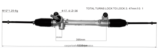 Car Parts For Sale In Jamaica N62XF2553 Power Steering Rack 4410A498 MITSUBISHI