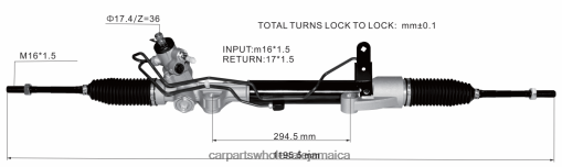 Automotive Parts Wholesale Distributor N62XF2577 Power Steering Rack 49001-3KA0A 49001-5AA0A NISSAN