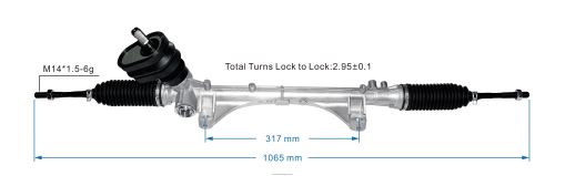 Car Parts Jamaica N62XF2571 Power Steering Rack 48001-4AF1A NISSAN