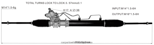 Car Parts Jamaica N62XF2591 Power Steering Rack 49001-27N00 NISSAN