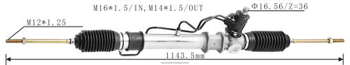 Auto Parts Jamaica N62XF2649 Power Steering Rack MB489405 PROTON/PERODUA
