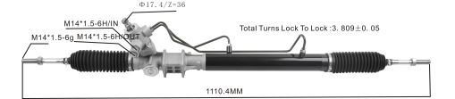 Car Parts For Sale In Jamaica N62XF2623 Power Steering Rack 48580-65D01 SUZUKI
