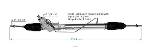 Car Parts Kingston N62XF2614 Power Steering Rack 48580-65D51 SUZUKI