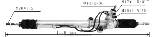 Auto Parts Jamaica N62XF2449 Power Steering Rack 44250-60060 TOYOTA