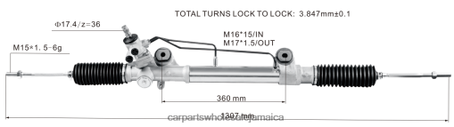 Auto Parts Jamaica N62XF2469 Power Steering Rack 44250-0K800 44250-0k600 TOYOTA