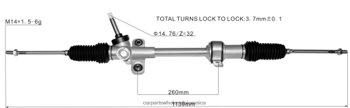 Auto Parts Wholesale N62XF2498 Power Steering Rack 45510-B4010 TOYOTA
