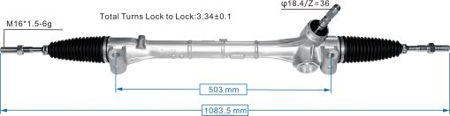 Automotive Parts Wholesale Distributor N62XF2497 Power Steering Rack 45510-58060 TOYOTA