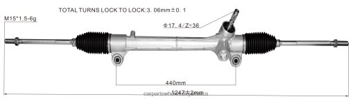 Car Parts For Sale In Jamaica N62XF2513 Power Steering Rack 45510-28141 TOYOTA