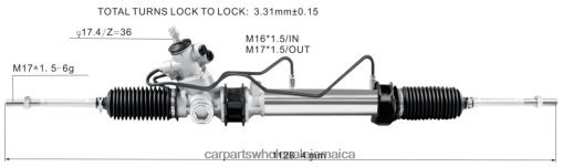 Car Parts Jamaica N62XF2481 Power Steering Rack 44250-26040 44200-26341 TOYOTA