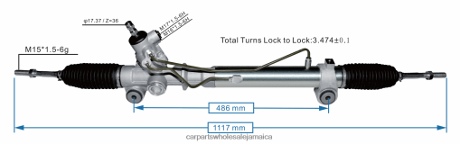 Car Parts Montego Bay N62XF2455 Power Steering Rack 44200-28580 44200-28581 44200-28420 44200-28410 TOYOTA