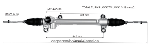 Motorcycle Spare Parts Wholesale N62XF2440 Power Steering Rack 45510-02730 45510-02630 TOYOTA