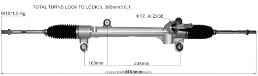 Motorcycle Spare Parts Wholesale N62XF2510 Power Steering Rack 45510-28122 TOYOTA